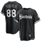 Choea C.White Sox #88 Luis Robert Jr Player Black City Connect Home Game Stitched Jerseys