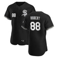 Choea C.White Sox #88 Luis Robert Jr Player Black Limited Elite Home Stitched Jerseys