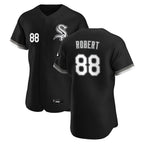 Choea C.White Sox #88 Luis Robert Jr Player Black Limited Elite Home Stitched Jerseys