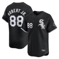 Choea C.White Sox #88 Luis Robert Jr Player Black Limited Home Stitched Jerseys