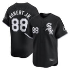 Choea C.White Sox #88 Luis Robert Jr Player Black Limited Home Stitched Jerseys