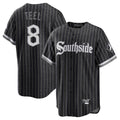 Choea C.White Sox #8 Kyle Teel Player Black City Connect Home Game Stitched Jerseys