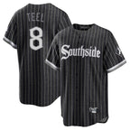 Choea C.White Sox #8 Kyle Teel Player Black City Connect Home Game Stitched Jerseys