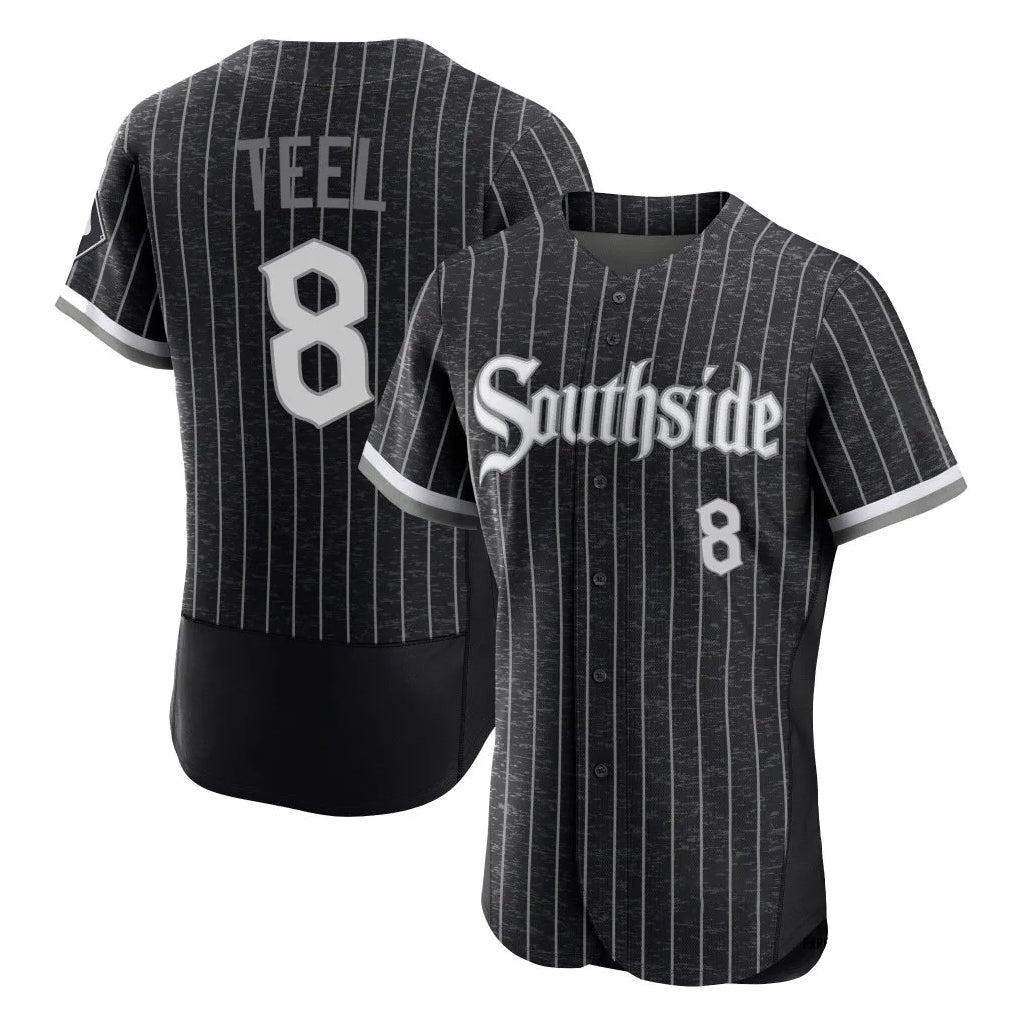 Choea C.White Sox #8 Kyle Teel Player Black City Connect Limited Elite Home Stitched Jerseys