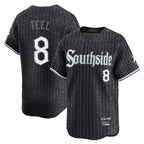 Choea C.White Sox #8 Kyle Teel Player Black City Connect Limited Home Stitched Jerseys