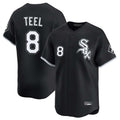 Choea C.White Sox #8 Kyle Teel Player Black Limited Home Stitched Jerseys