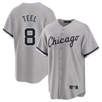 Choea C.White Sox #8 Kyle Teel Player Gray Home Game Stitched Jerseys