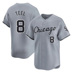 Choea C.White Sox #8 Kyle Teel Player Gray Road Limited Home Stitched Jerseys