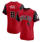 Choea C.White Sox #8 Kyle Teel Player Red City Connect Limited Elite Home Stitched Jerseys