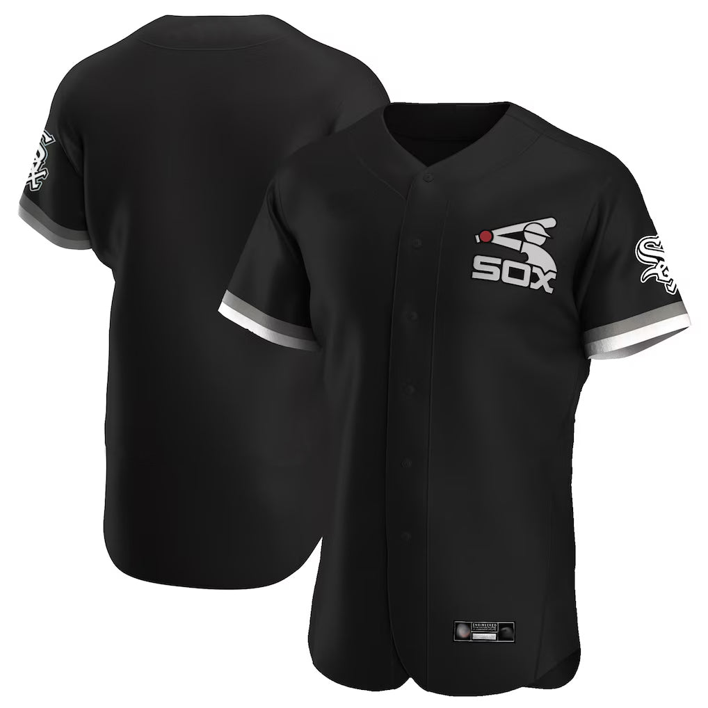 Choea C.White Sox ## White Sox Blank Player Black Limited Elite Home Game Stitched Jerseys