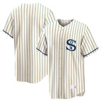 Choea C.White Sox ## White Sox Blank Player Cream Cooperstown Collection Field of Dreams Home Stitched Jerseys