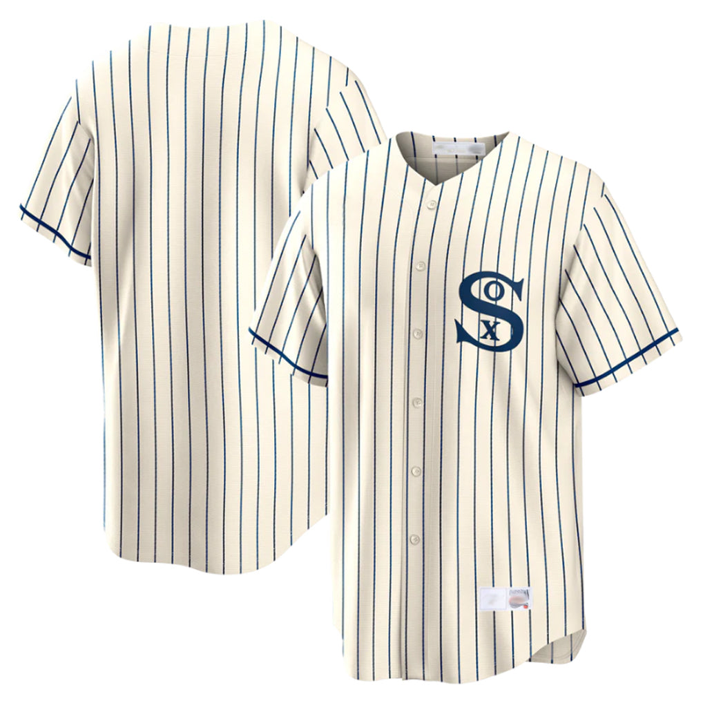 Choea C.White Sox ## White Sox Blank Player Cream Cooperstown Collection Field of Dreams Home Stitched Jerseys