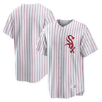 Choea C.White Sox ## White Sox Blank Player Red Stripe White Home Game Stitched Jerseys