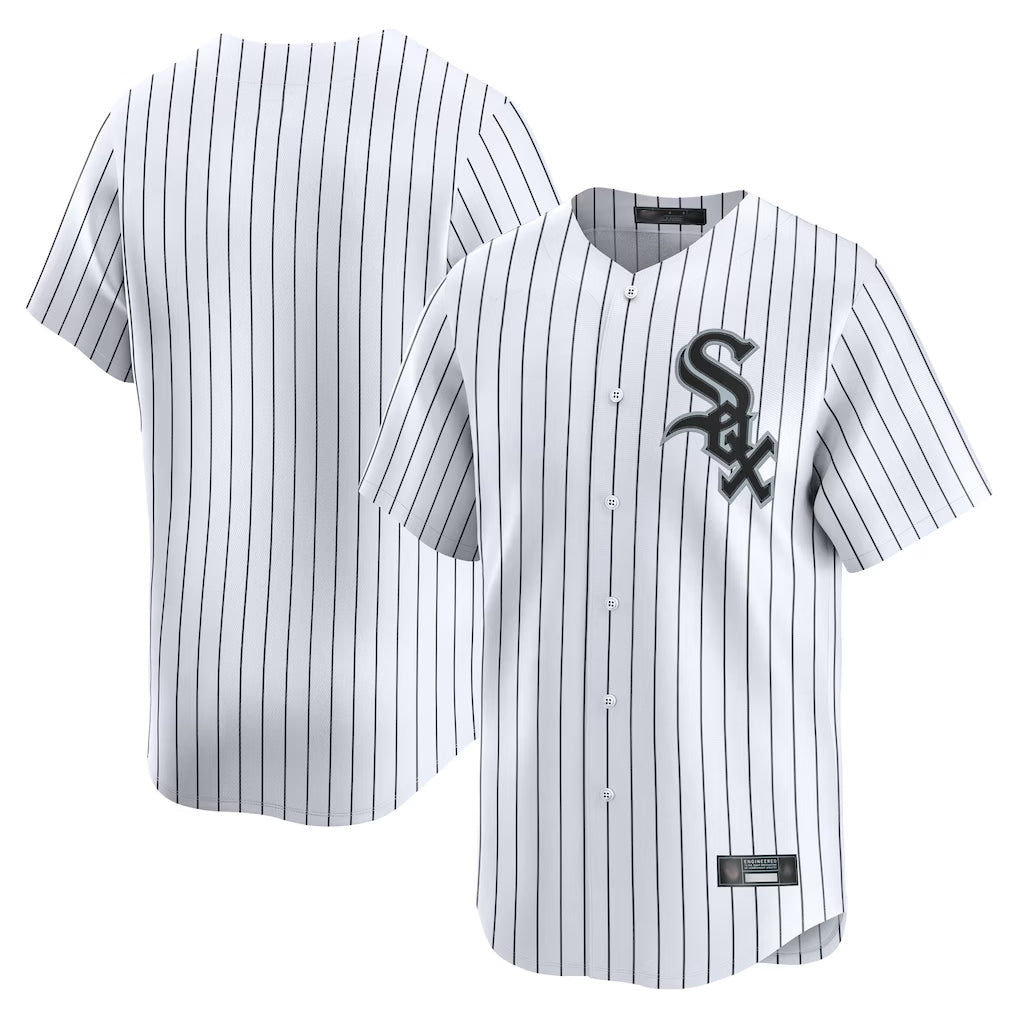 Choea C.White Sox ## White Sox Blank Player White Stripe Limited Home Stitched Jerseys