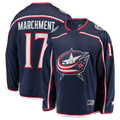 Choea CB.Jackets #17 Mason Marchment Navy Home Premier Breakaway Player Jersey