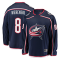 Choea CB.Jackets #8 Zach Werenski Navy Breakaway Jersey
