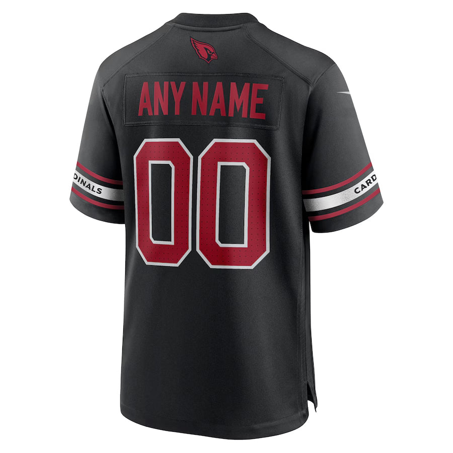 Choea Custom A.Cardinals Black Replica Alternate Game Stitched Jerseys