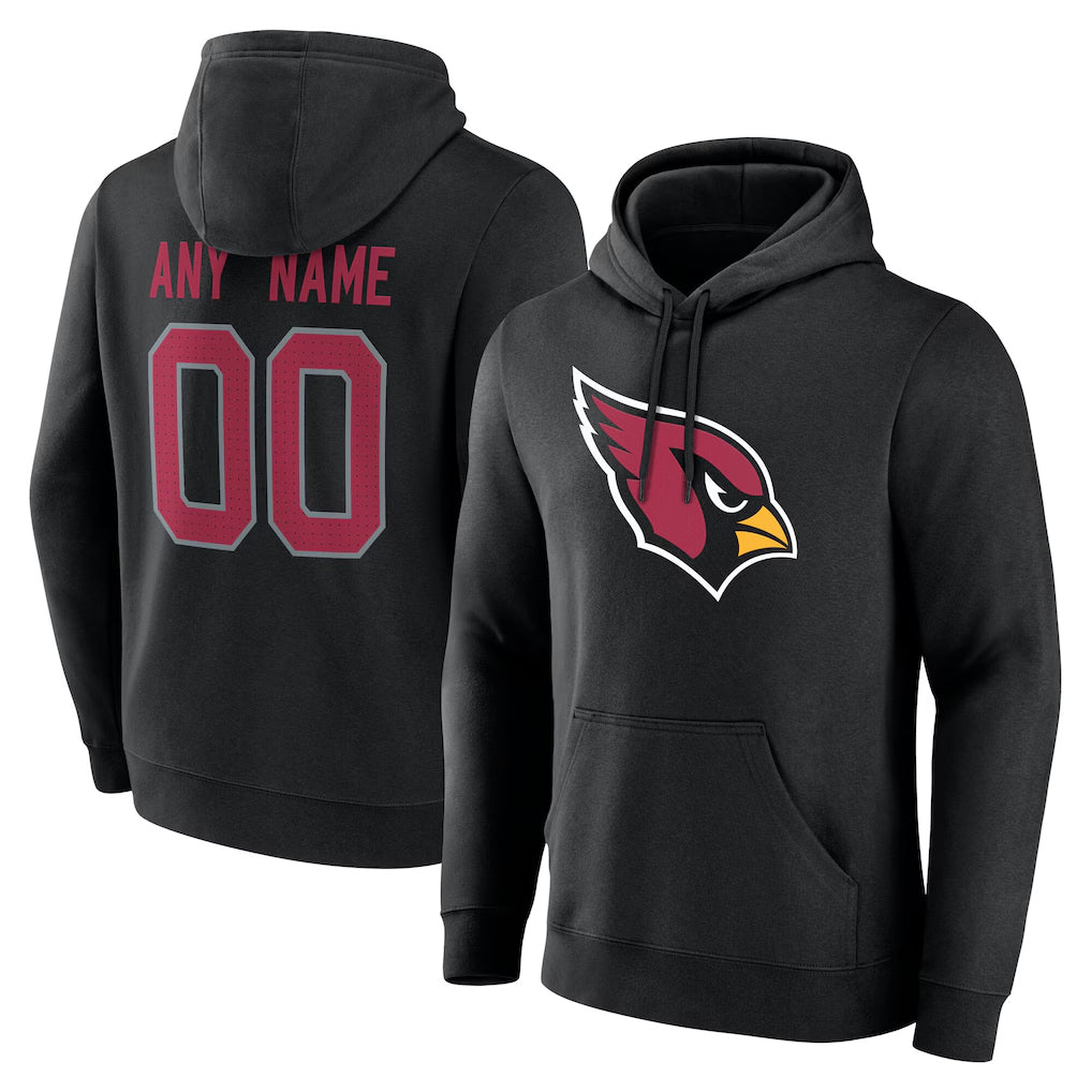 Choea Custom A.Cardinals Black Salute to Service Pullover Hoodies Any Name & Numbers Stitched Jerseys