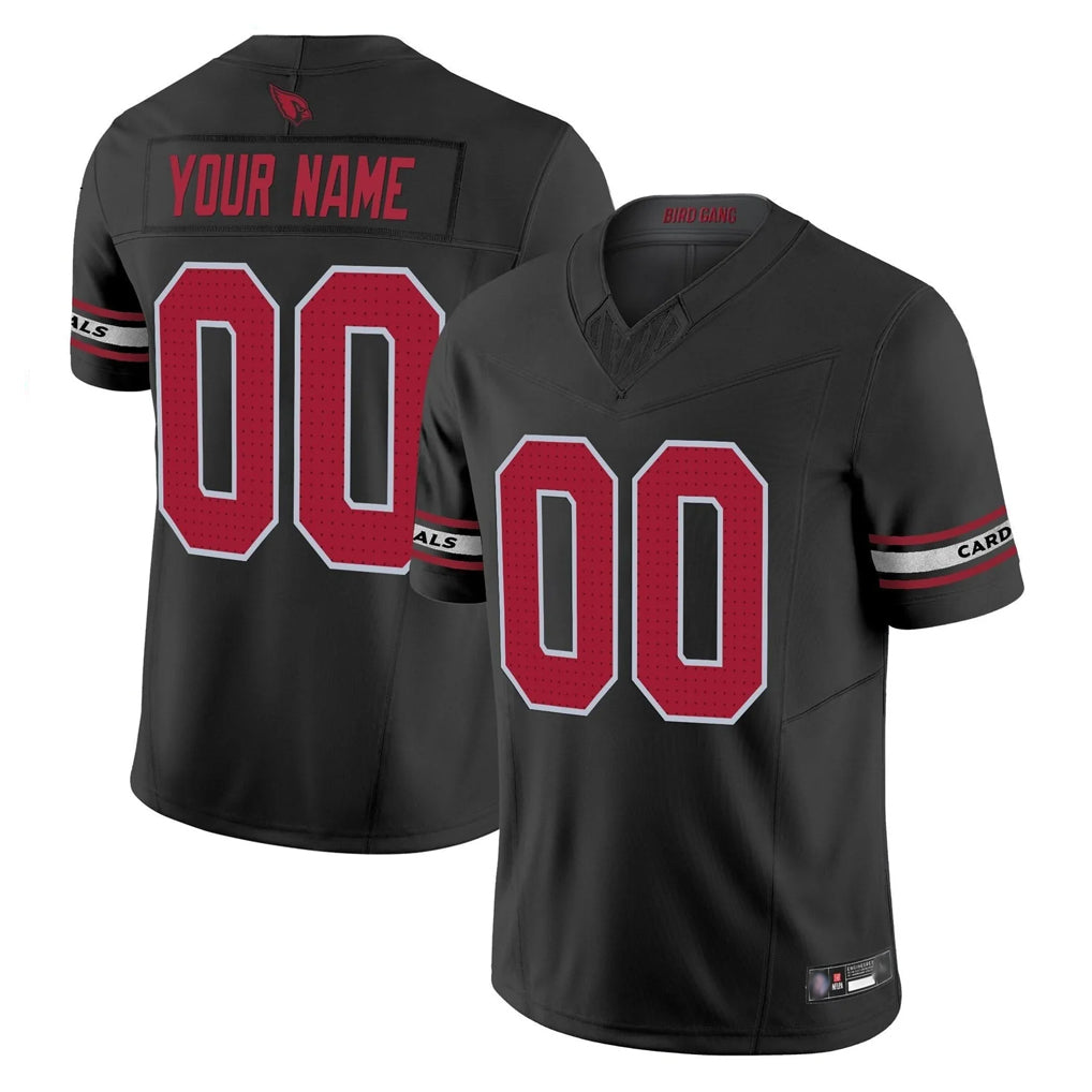 Choea Custom A.Cardinals Black Vapor F.U.S.E. Limited Home Game Stitched Jerseys