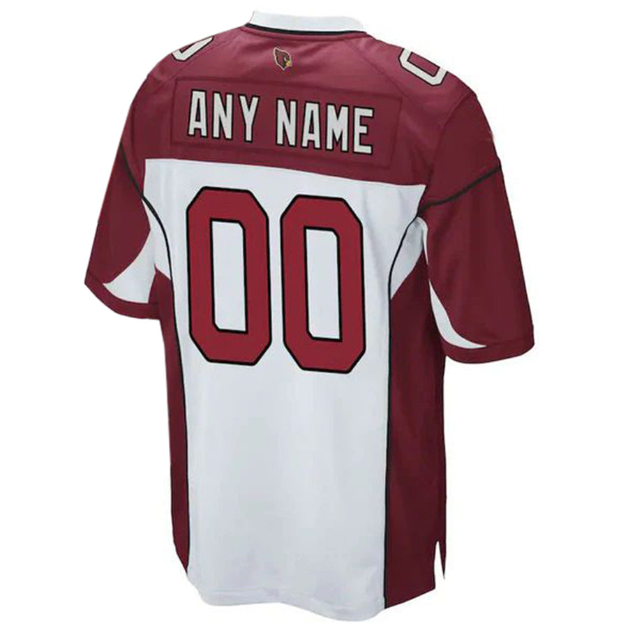 Choea Custom A.Cardinals White-Red Game Stitched Jerseys