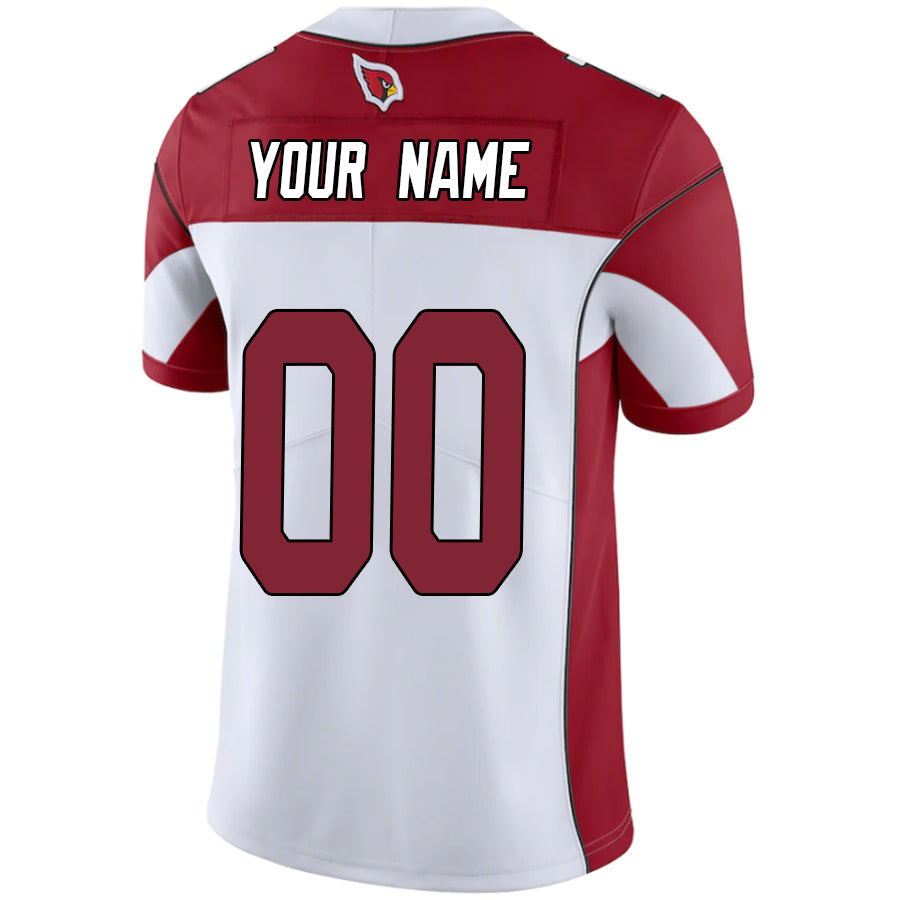 Choea Custom A.Cardinals White-Red Vapor Untouchable Elite Stitched Jerseys