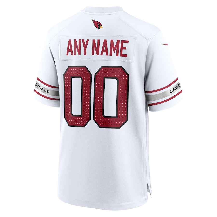 Choea Custom A.Cardinals White Game Road Home Stitched Jerseys