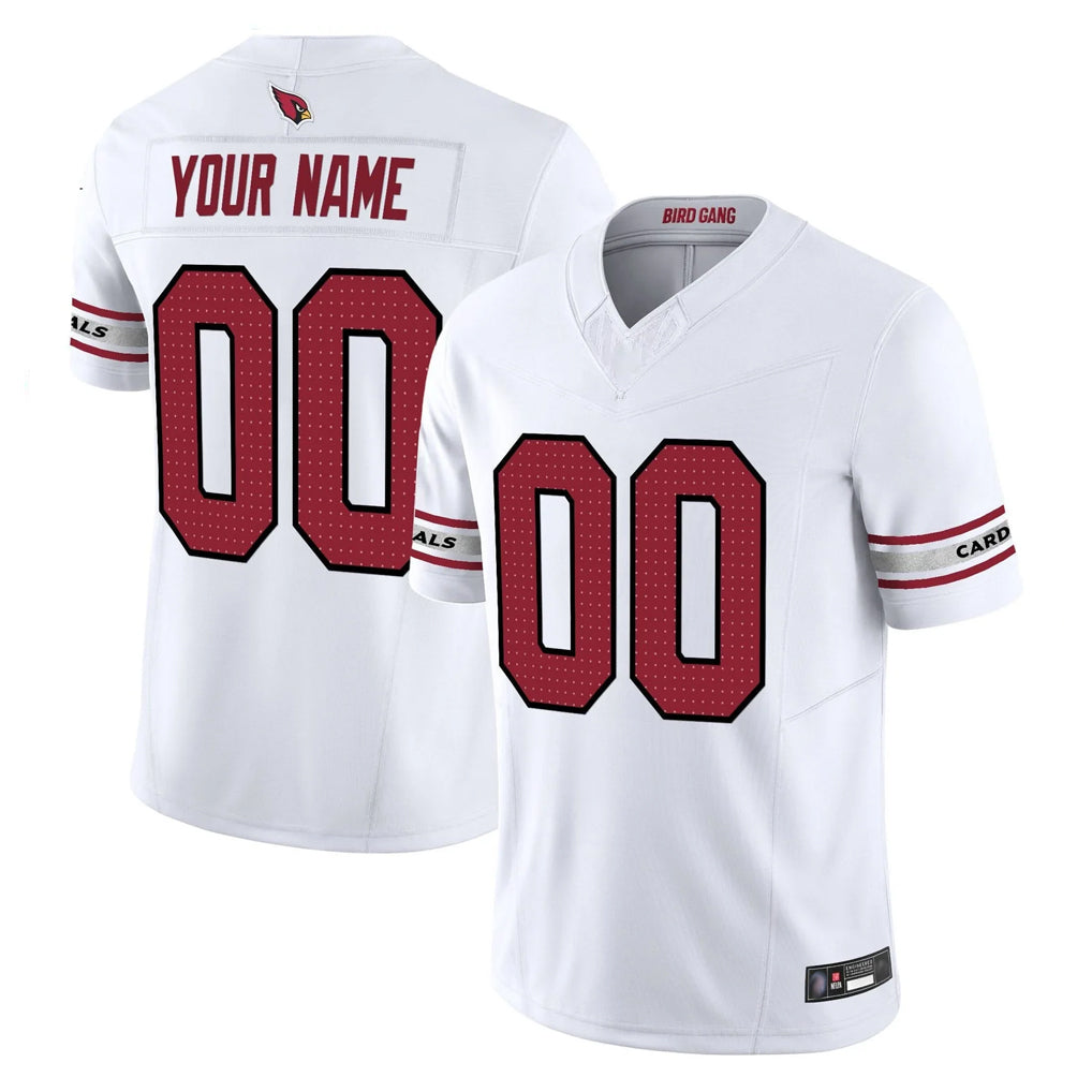Choea Custom A.Cardinals White Vapor F.U.S.E. Limited Home Game Stitched Jerseys