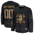 Choea Custom A.Ducks Black 2024 Military Appreciation Practice Jerseys