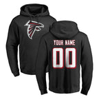 Choea Custom A.Falcons Black Salute to Service Hoodies Any Name & Numbers Stitched Jerseys