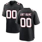 Choea Custom A.Falcons Black Throwback Limited Home Game Any Name & Numbers Stitched Jerseys