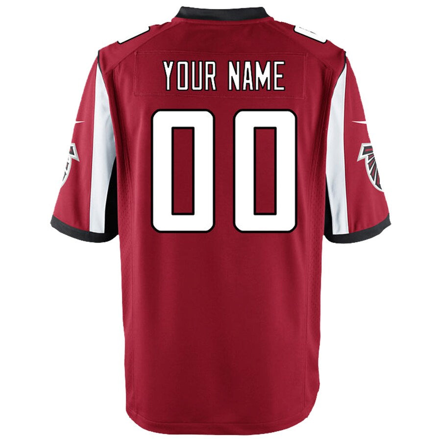 Choea Custom A.Falcons Red Game Stitched Jerseys