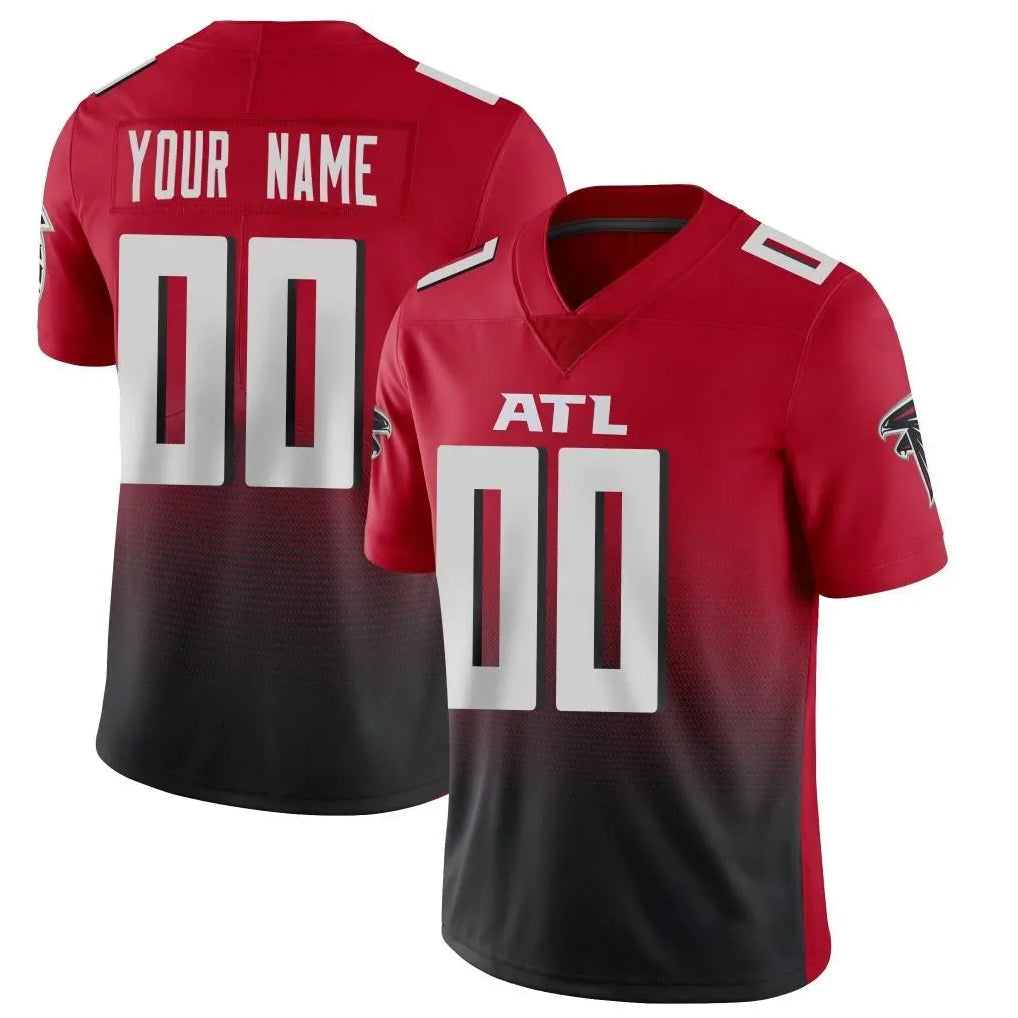Choea Custom A.Falcons Red Vapor Untouchable Limited Home Game Any Name & Numbers Stitched Jerseys