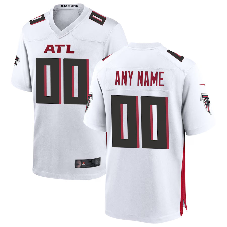 Choea Custom A.Falcons White Home Game Stitched Jerseys