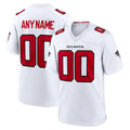 Choea Custom A.Falcons White Replica Home Game Any Name & Numbers Stitched Jerseys