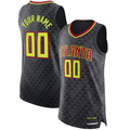 Choea Custom A.Hawks Black Authentic Jerseys - Icon Edition