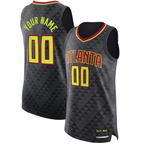 Choea Custom A.Hawks Black Authentic Jerseys - Icon Edition