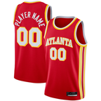 Choea Custom A.Hawks Red 2020-21 Swingman Jerseys - Icon Edition