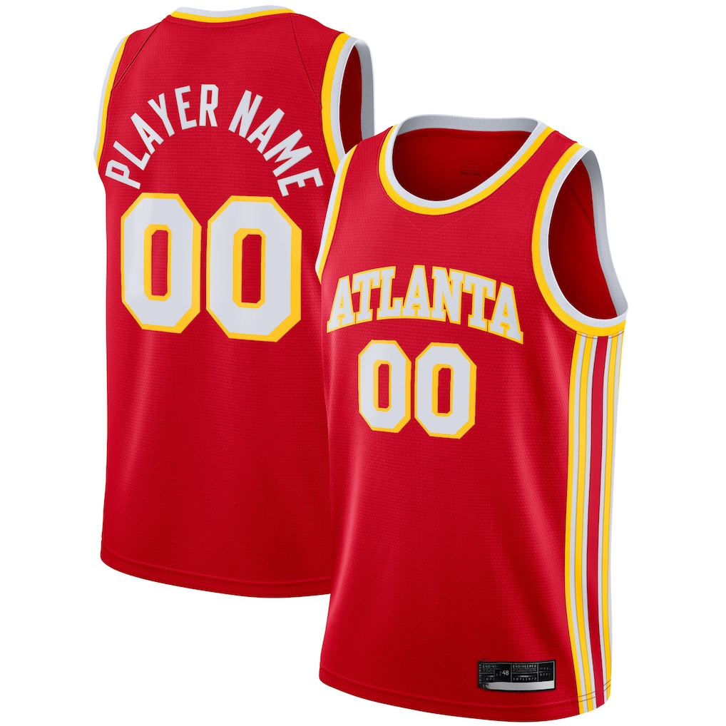 Choea Custom A.Hawks Red 2020-21 Swingman Jerseys - Icon Edition
