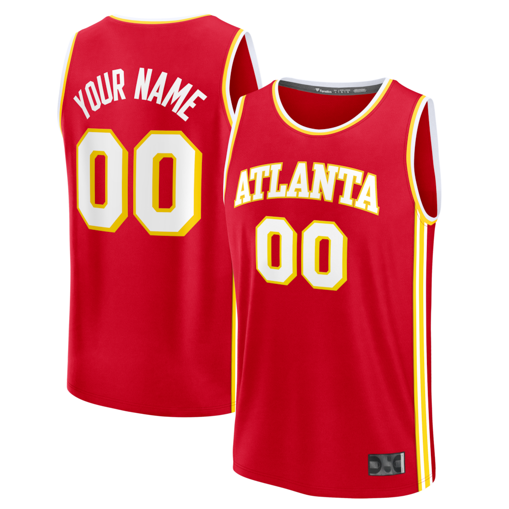 Choea Custom A.Hawks Red Fast Break Jerseys - Icon Edition
