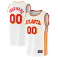 Choea Custom A.Hawks White Fast Break Replica Jerseys - Association Edition