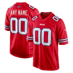 Choea Custom B.Bills Red Alternate Game Stitched Jerseys