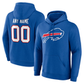 Choea Custom B.Bills Team Authentic Personalized Name & Number Hoodie Stitched Jerseys