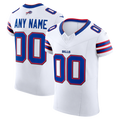 Choea Custom B.Bills White Vapor F.U.S.E. Elite Stitched Jerseys