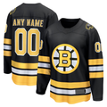 Choea Custom B.Bruins Black Home Breakaway Stitched Jerseys