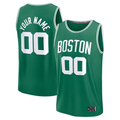Choea Custom B.Celtics Fanatics Kelly Green Fast Break Stitched Jerseys - Icon Edition