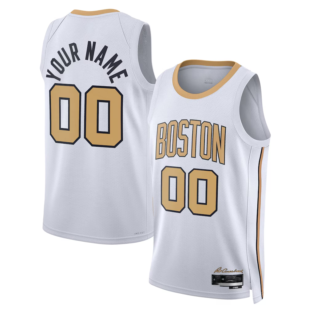Choea Custom B.Celtics White 202526 City Edition Swingman Jerseys