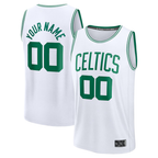 Choea Custom B.Celtics White Fast Break Jerseys - Association Edition