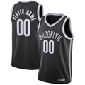 Choea Custom B.Nets Black 202021 Swingman Jerseys - Icon Edition