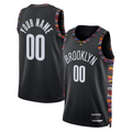 Choea Custom B.Nets Black 202526 City Edition Swingman Jerseys