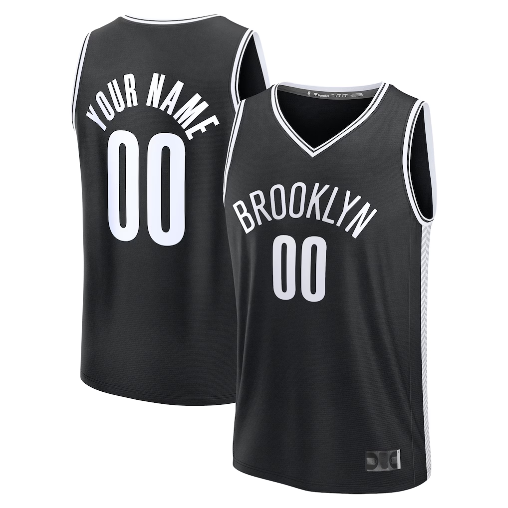 Choea Custom B.Nets Black Fast Break Jerseys - Icon Edition